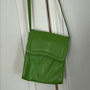 Jennifer Moore Vibrant Green Crossbody Bag